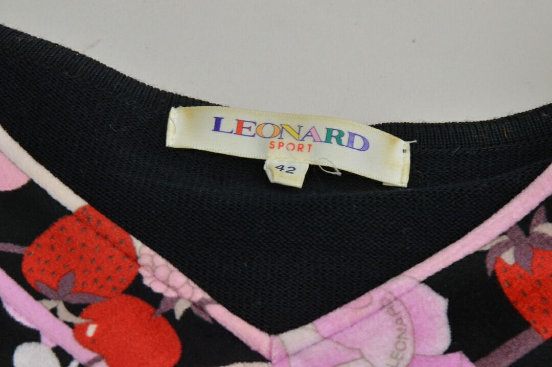 レオナール スポーツ LEONARD Sports ニットワンピース ロング丈