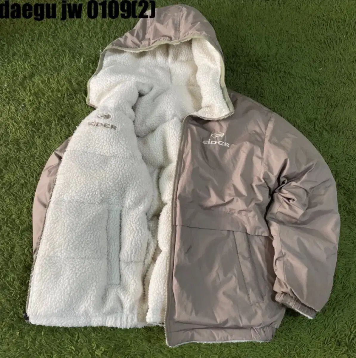 アイダー フリース裏地 フリース アウター L