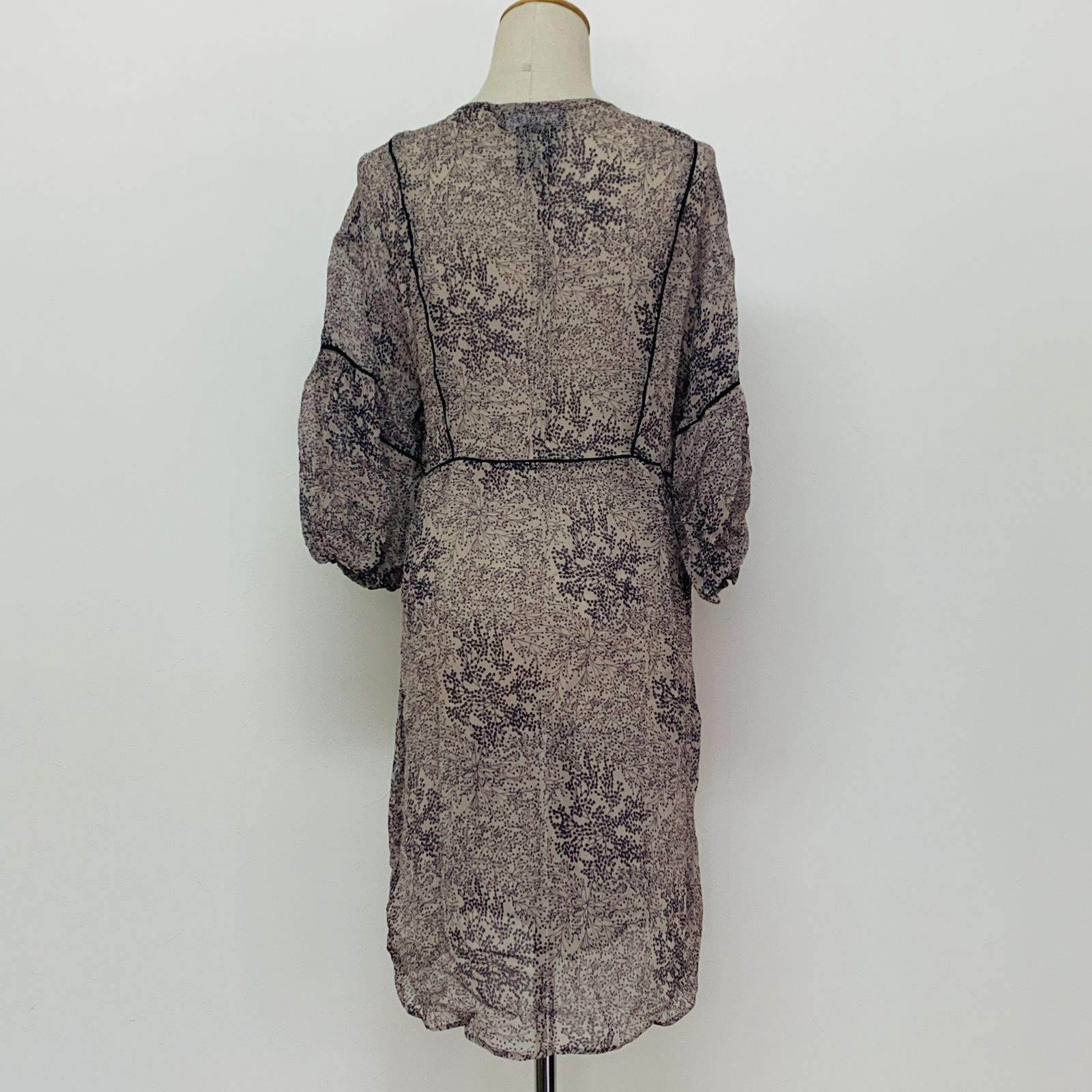 PAS DE CALAIS パドカレ 花柄ワンピース 七分袖 - メルカリ