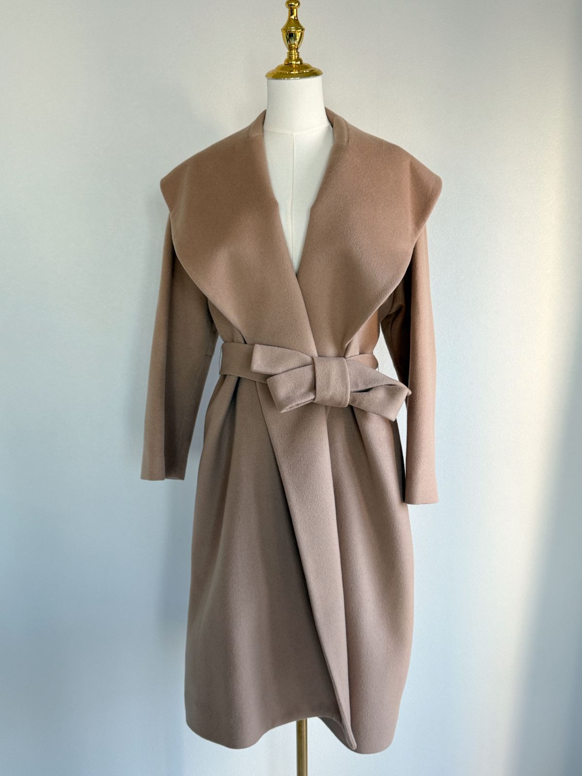 美品☆FOXEY/フォクシーCOLLECTION コート キャメル カシミヤウール