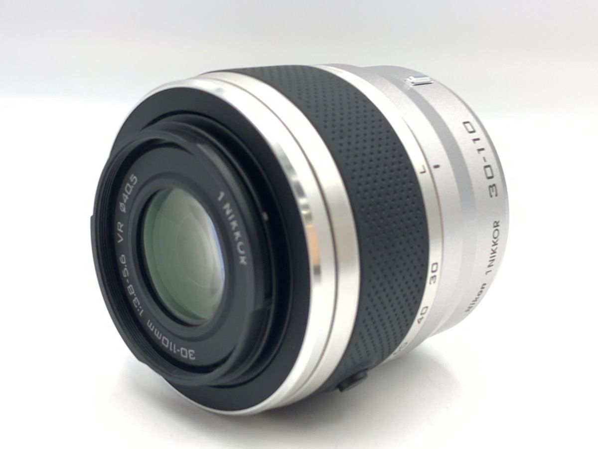  ニコン 1 NIKKOR VR 30-110 mm f|3.8-5.6 シルバー レンズ(ズーム) カメラ