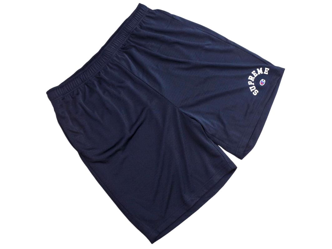 Supreme シュプリーム champion 24 SS ハーフ パンツ sizeXL|紺 ◎メンズ