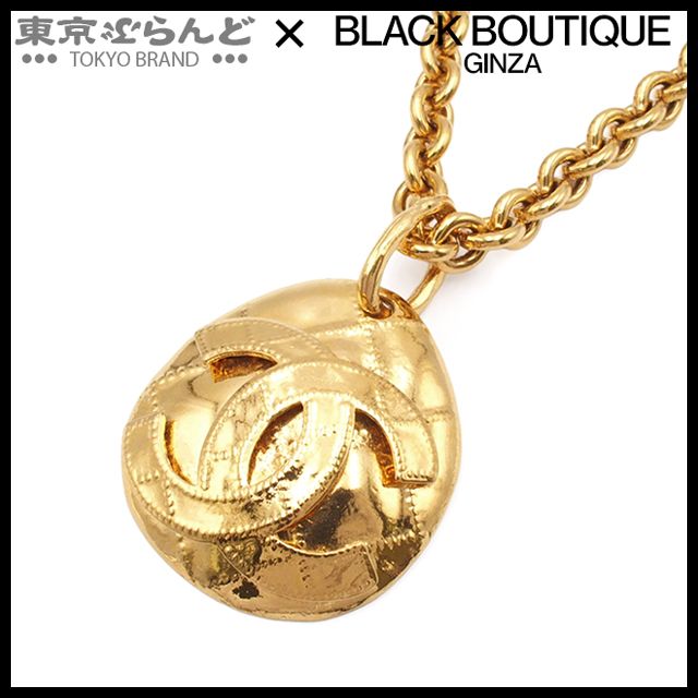 CHANEL ゴールド ネックレス 94P シャネル CHANEL ロング ネックレス ゴールド メタル ココマーク