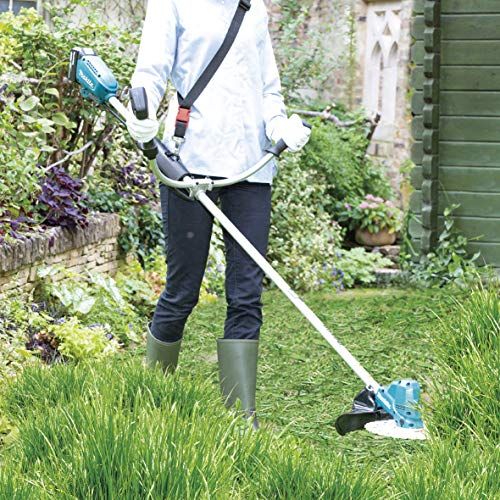 迅速に発送 マキタ 充電式草刈機18 V 刈込幅230 mmチップソー付 ループハンドル バッテリ充電器別売 6 db 77834