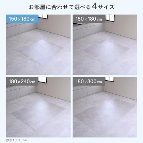 キズや汚れに強い クリア