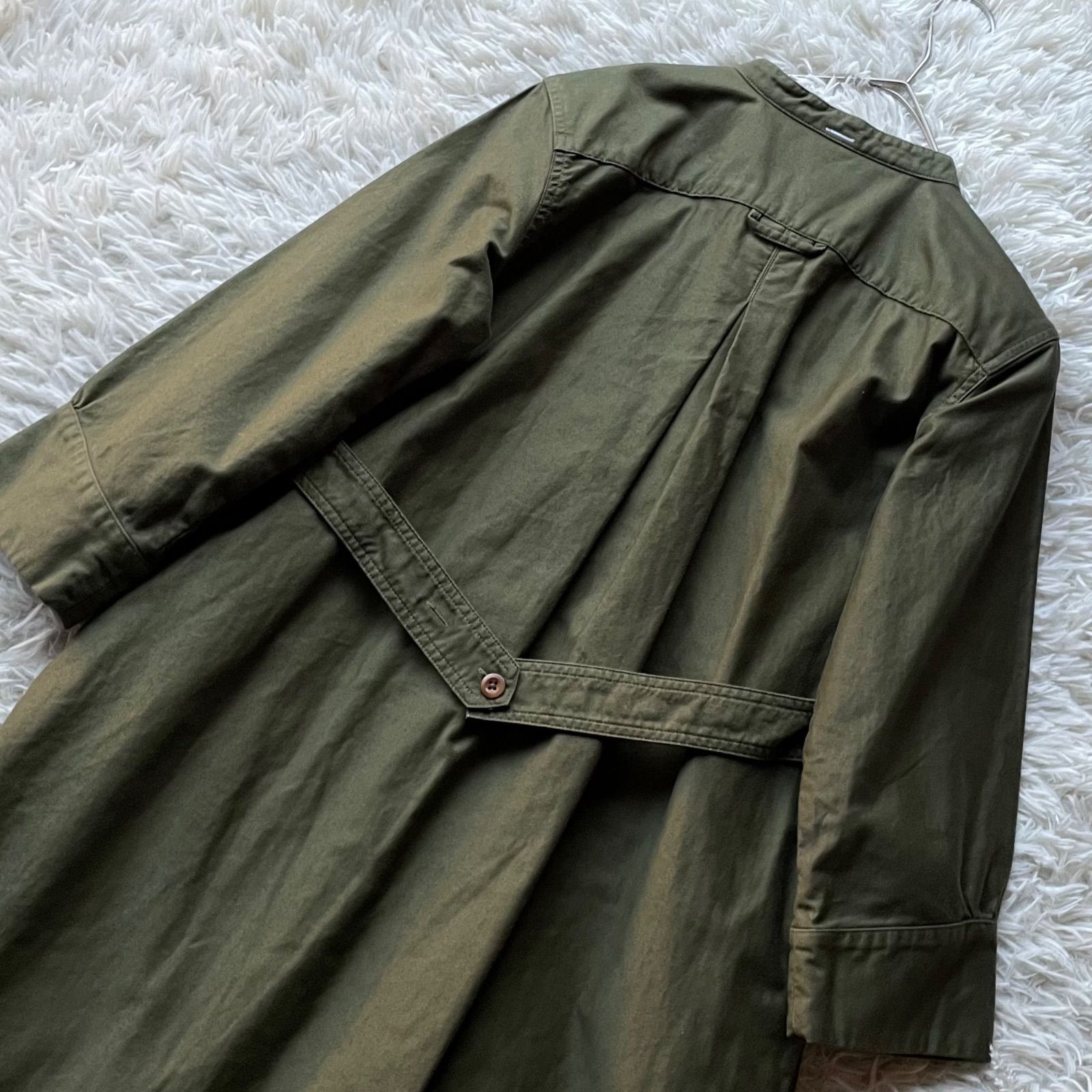 MHL. MARGARET HOWELL マーガレットハウエル 美品 バンドカラーシャツ