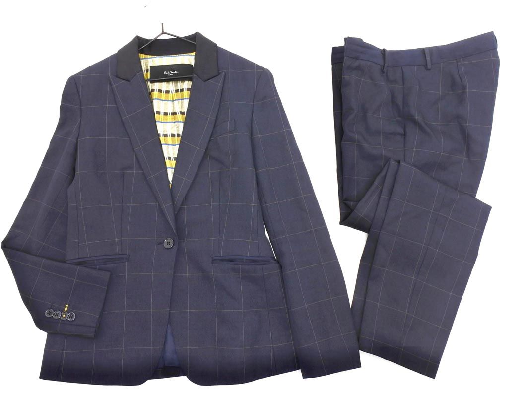 Paul Smith ポールスミス Black チェック セットアップ ジャケット