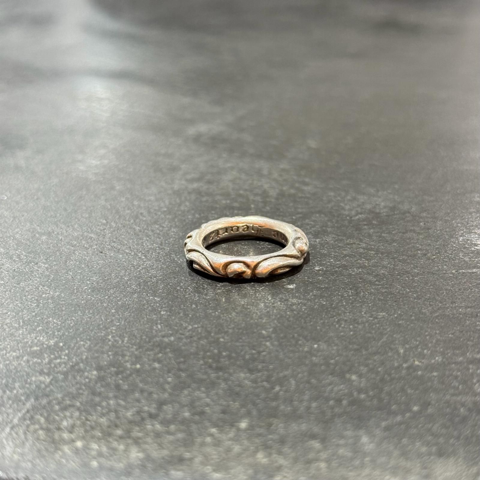 CHROME HEARTS SCRL BAND スクロールバンド リング 指輪 クロムハーツ シルバー 6246 M リング 指輪 アクセサリー