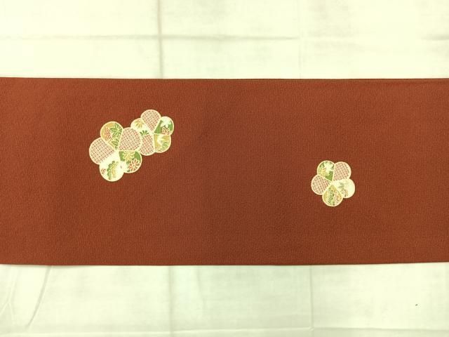 平和屋着物◎全通柄九寸名古屋帯 舞花文 正絹 逸品 AABE3128uk - メルカリ