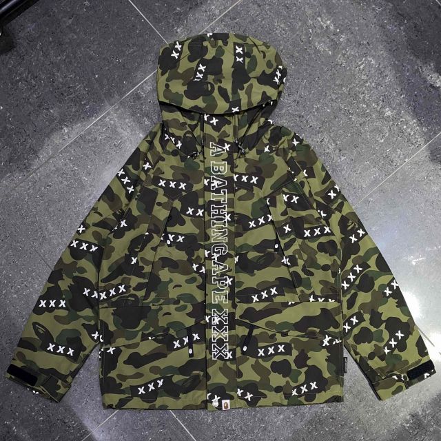 A BATHING APE 24 aw x GOD SELECTION XXX SNOWBOARD JACKET SIZE-XL アベイシングエイプ ゴッドセレクション スノーボードジャケット BAPE
