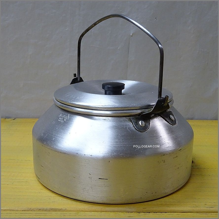 Vintage 60s～ トランギア　アルミ　ケトル　ヤカン Early1970 Trangia VINTAGE トランギア 筆記体ロゴ 0.9L ケトル やかん