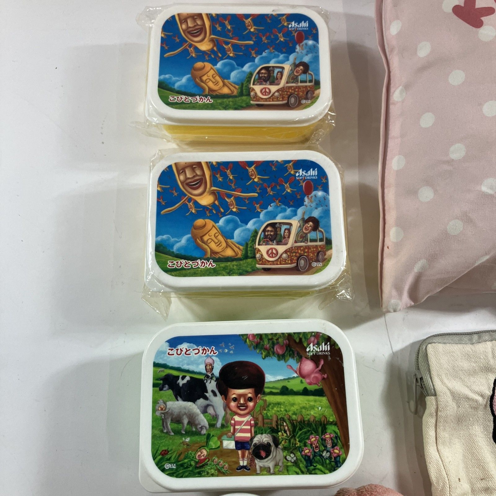 こびとづかん グッツ 約30点以上 まとめ商品 ミニフィギュア バック ランチBOX 他 1 kg