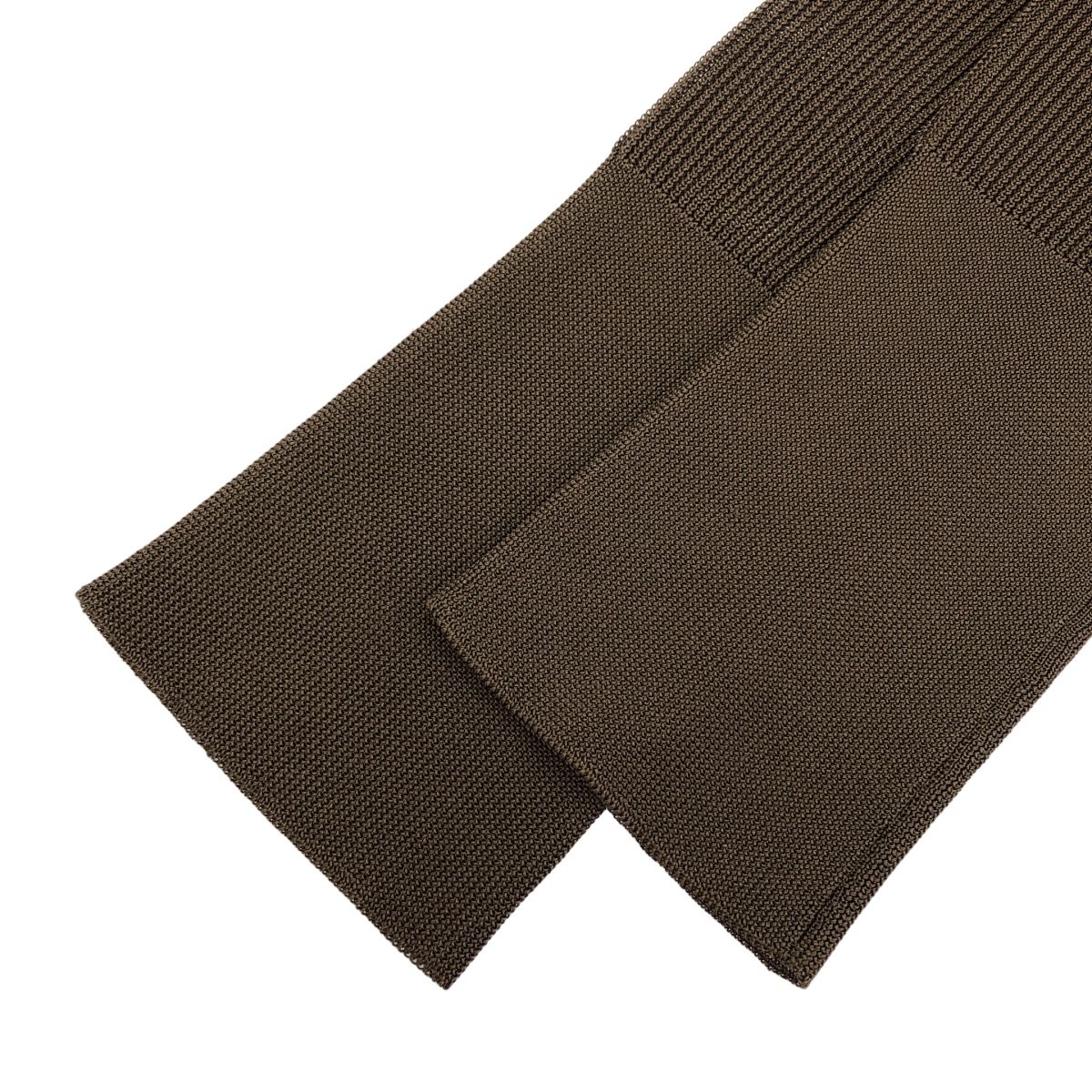 TOM FORD トム フォード ベルテッドシルクニットカーディガン CAK050 TF0077 ブラウン 36 TOM FORD - TOM FORD トム フォード ベルテッドシルクニット