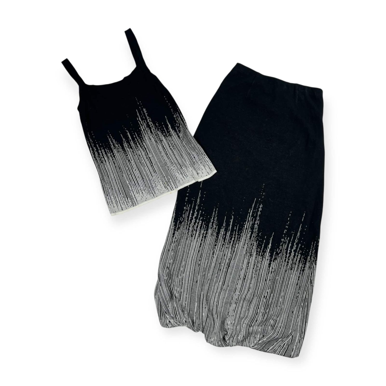 上下 芽風 mefu メフウ セットアップ ニット キャミソール スカート 40  