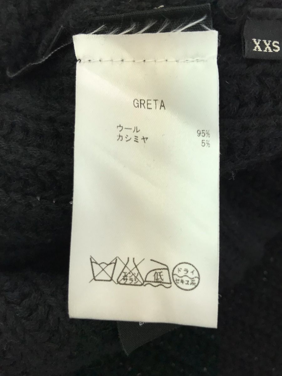 BY MALENE BIRGER (バイマレーネビルガー) GRETA コットンカシミヤロングプルオーバー Q56731001 ノースリーブニット レディース ブラック XXS
