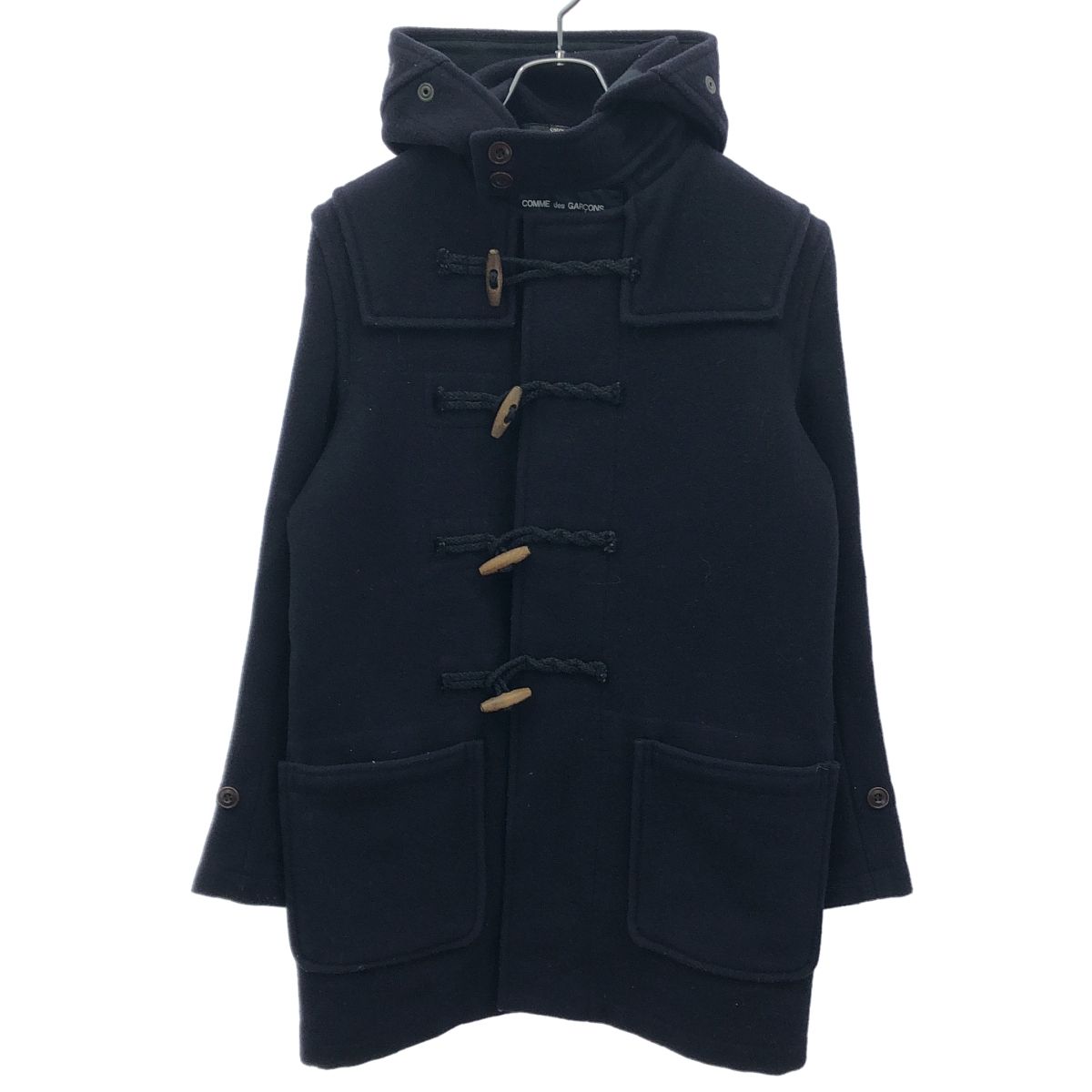コムデギャルソン オム X グローバーオール ダッフル コート 袖 レザー コムデギャルソン オム X グローバーオール ダッフル コート 袖 レザー