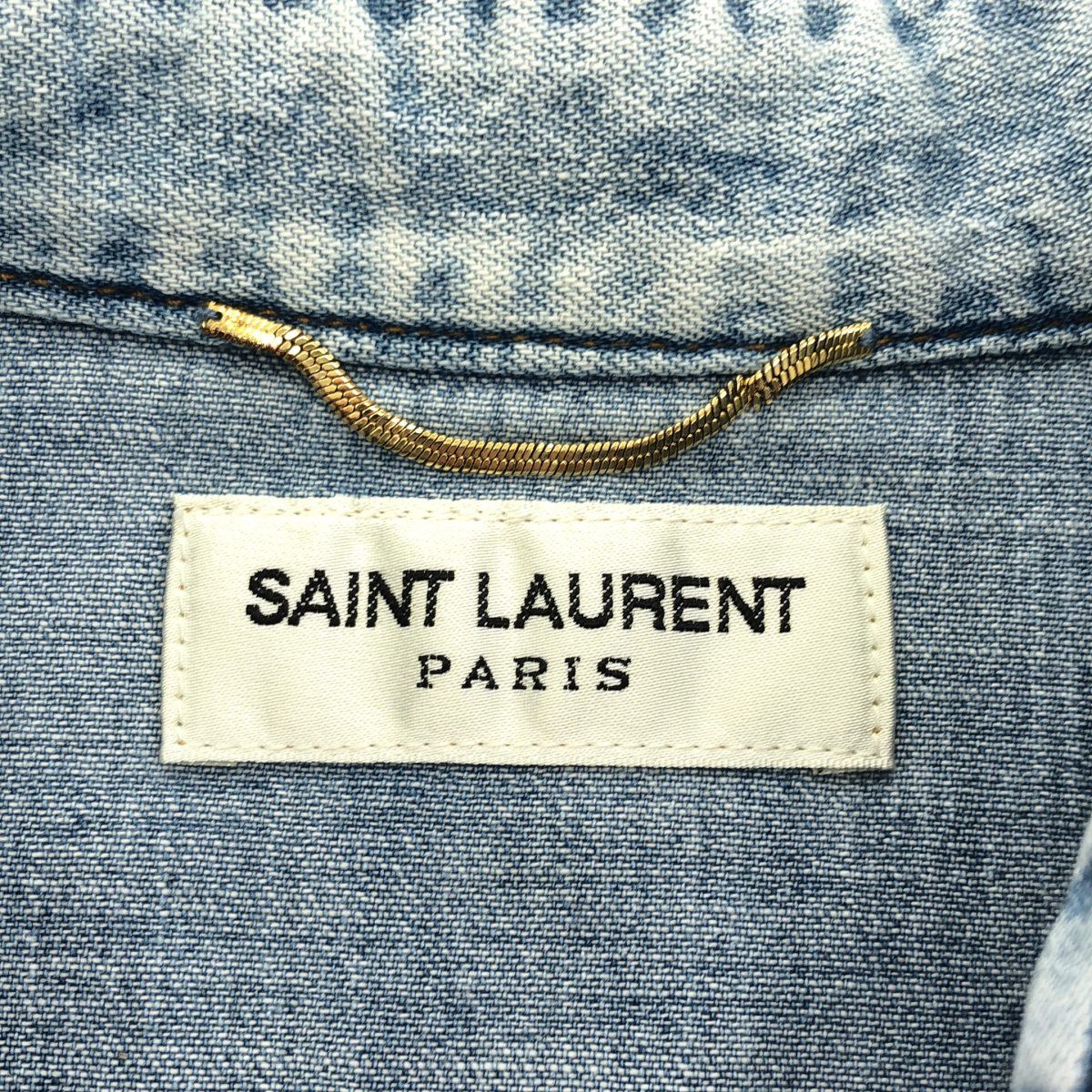 SAINT LAURENT PARIS サンローラン パリ ウエスタンデニムシャツ
