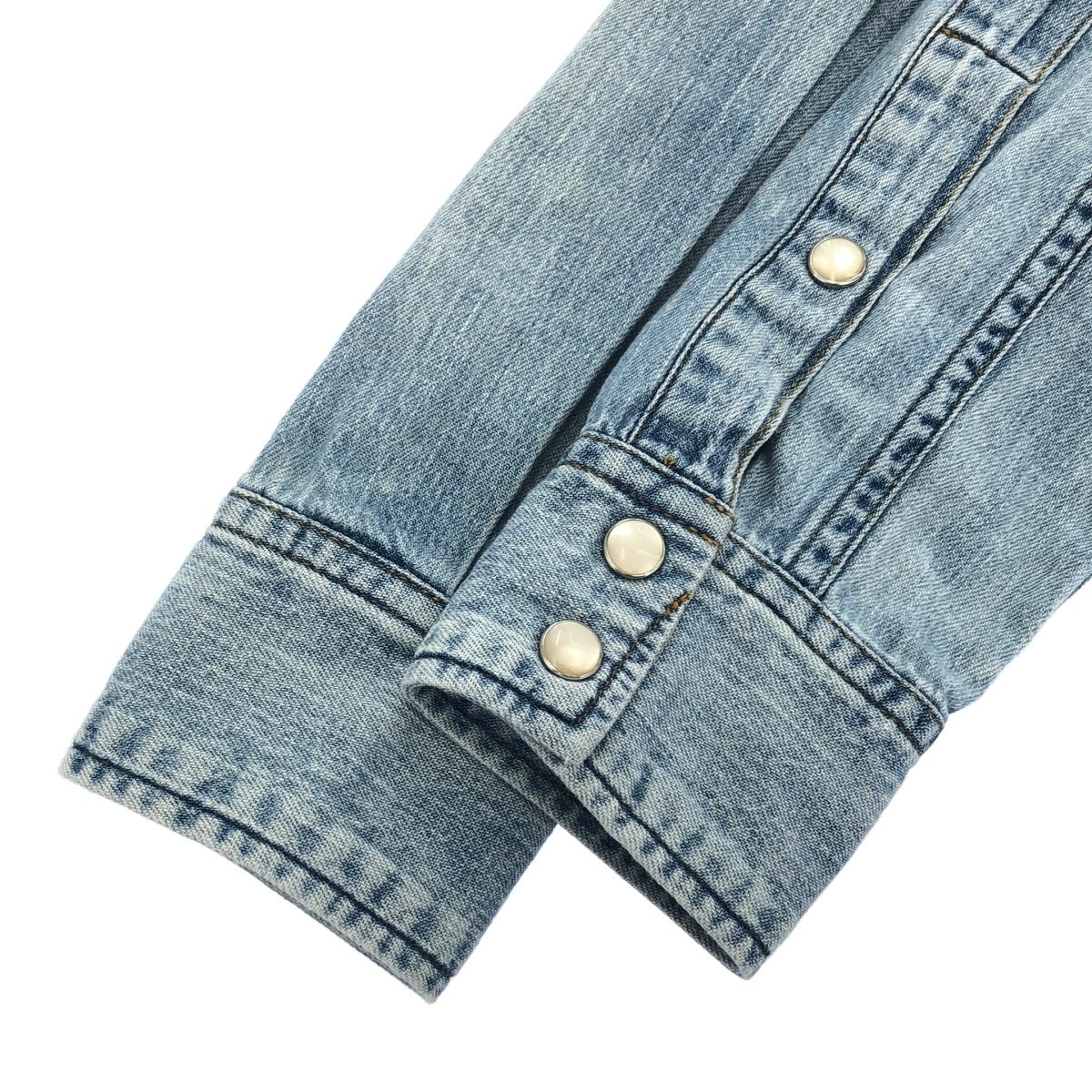 SAINT LAURENT PARIS サンローラン パリ ウエスタンデニムシャツ