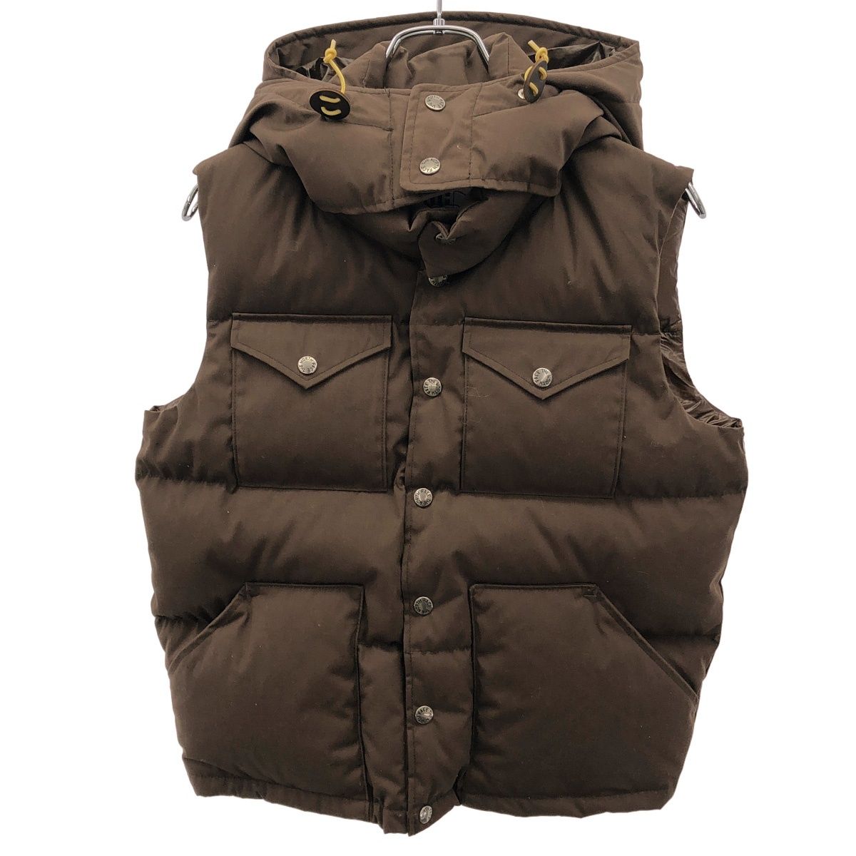 THE NORTH FACE PURPLE LABEL ザ ノースフェイス パープルレーベル 65|35 Hooded Sierra Vest ダウンベスト ND 2750 N ブラウン M
