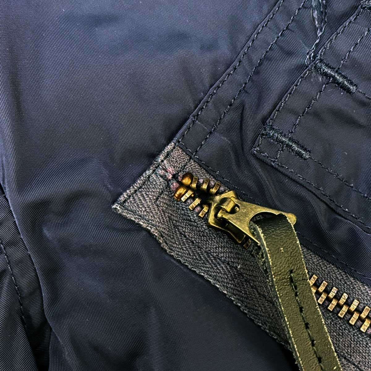 極美品 マディソンブルー フライトジャケット 中綿ブルゾン ファー アルパカボア MADISON BLUE マディソンブルー 17AW N-2B FLIGHT JACKET ラクーン