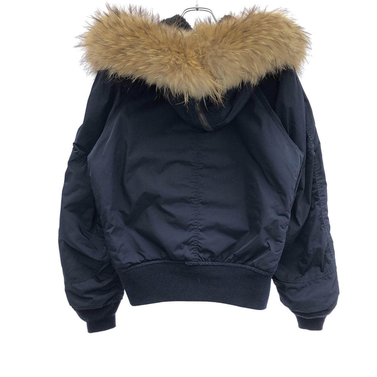 極美品 マディソンブルー フライトジャケット 中綿ブルゾン ファー アルパカボア MADISON BLUE マディソンブルー 17AW N-2B FLIGHT JACKET ラクーン