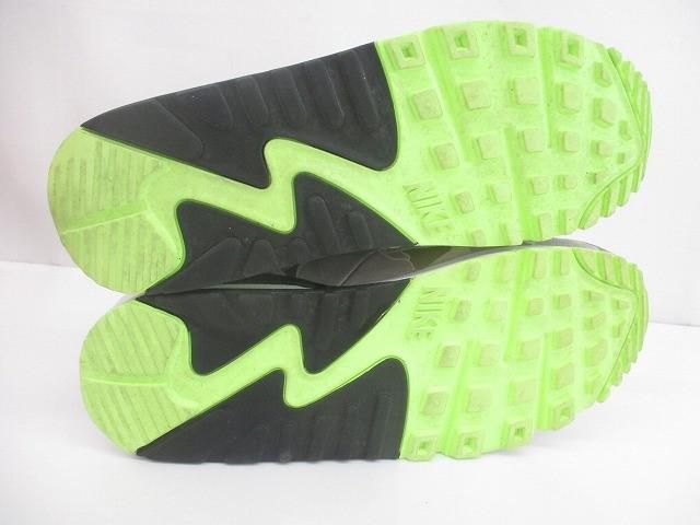  ナイキ NIKE エアマックス 90 カモフラ柄 スニーカー CW 4039-300 27.5 cm ネオンイエロー ブラック メンズ スニーカー 靴