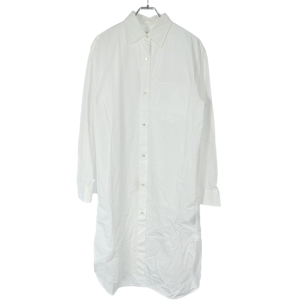 DRIES VAN NOTEN ドリス　シャツワンピース　36 DRIES VAN NOTEN ドリスヴァンノッテン シャツワンピース ホワイト XS