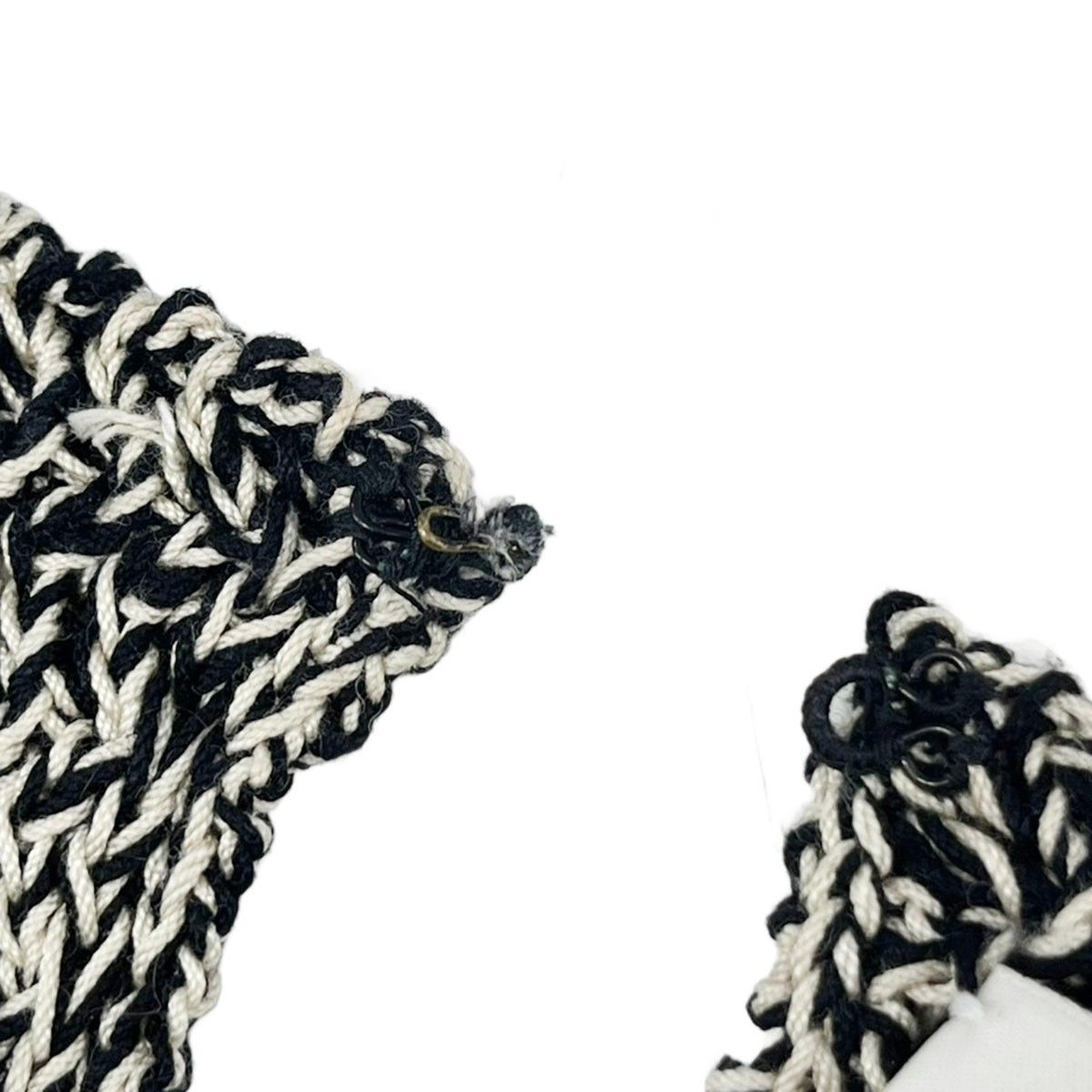  JIL SANDER ジルサンダー 21 SS ニットベスト ベージュ×ブラック 32 ニットベスト ベスト ジレ ビスチェ