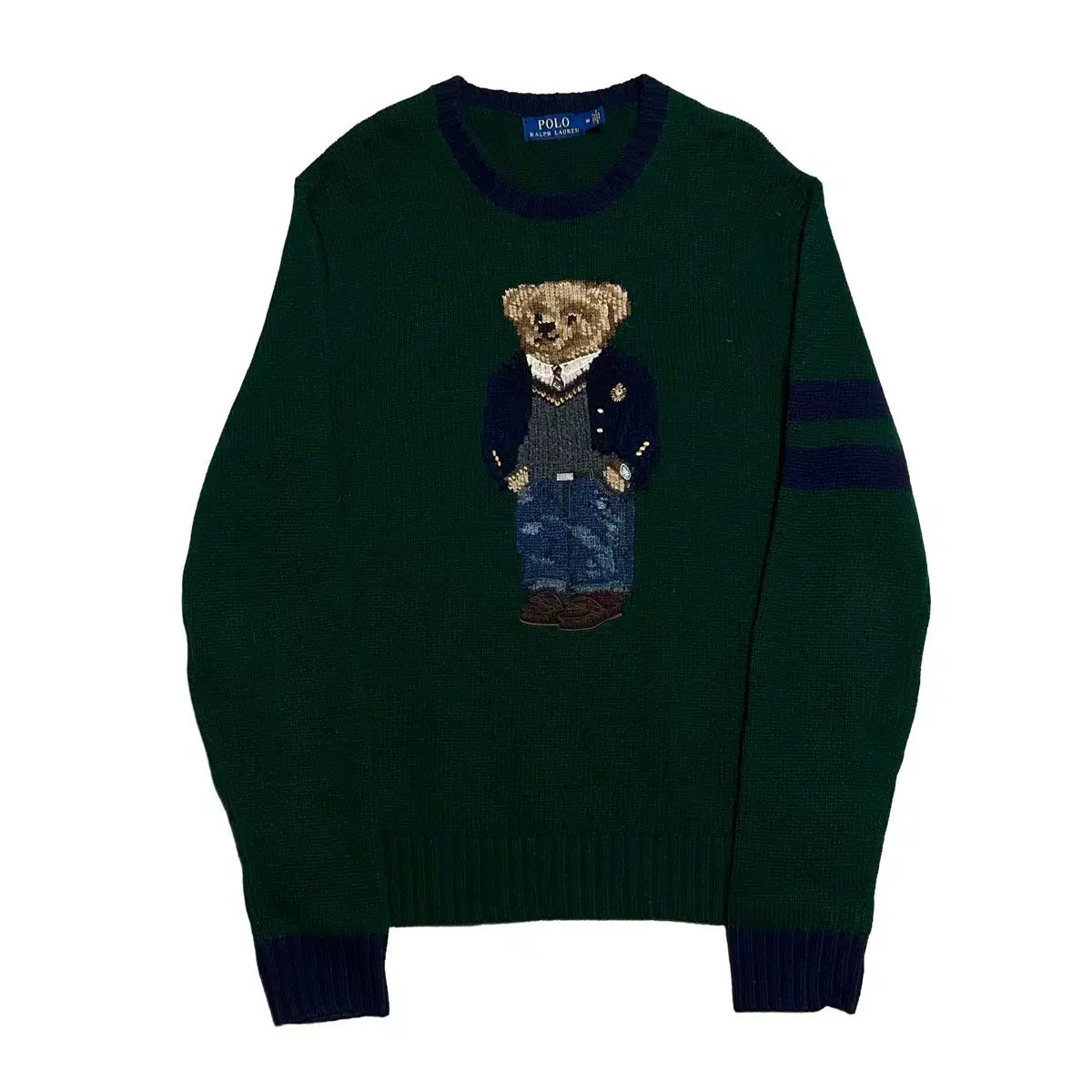 M POLO RALPH LAUREN BIG BEAR ウールセーター ニット