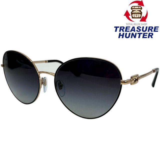 BVLGARI サングラス 0BV6174 2014/8G 58□18 140 3N ゴールド×ブラック