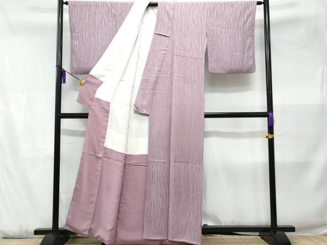 平和屋着物□上質な色無地 霞地紋 薄色 阪急百貨店扱い 正絹 逸品