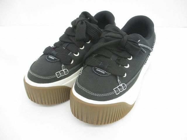 アグ UGG オーストラリア 167499 イージー ダジット エッセンシャル レース アップ スニーカー プラットフォーム 厚底 23.5 cm ブラッ