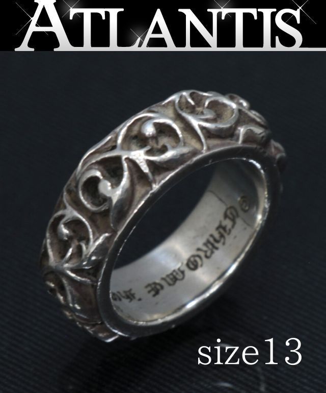 CHROME HEARTS クロムハーツ エタニティ ヴァイン リング 指輪 メンズ シルバー SV 925 約13号 101670