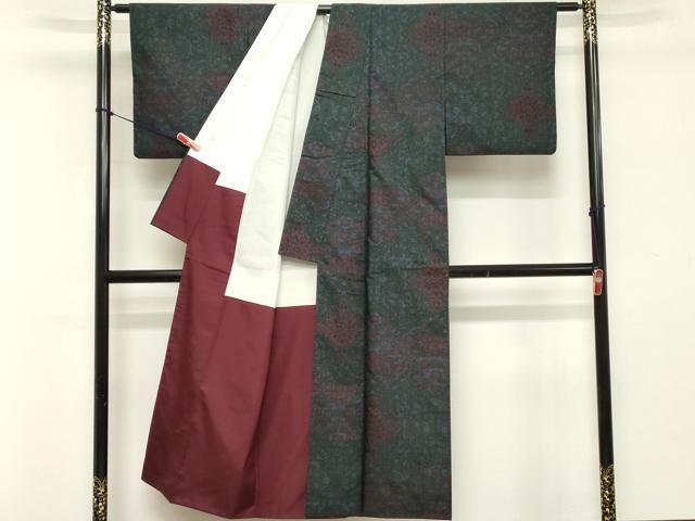 平和屋着物□本場大島紬 7マルキ 草花文 正絹 逸品 DABB2094cd - メルカリ