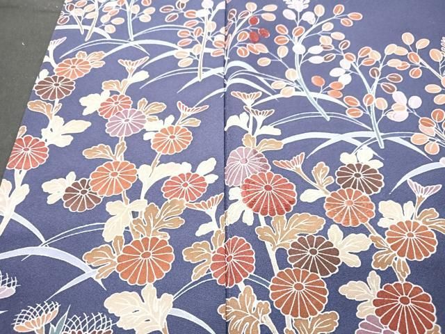 平和屋着物□訪問着 刺繍 草花文 正絹 逸品 CABB3195xe - メルカリ