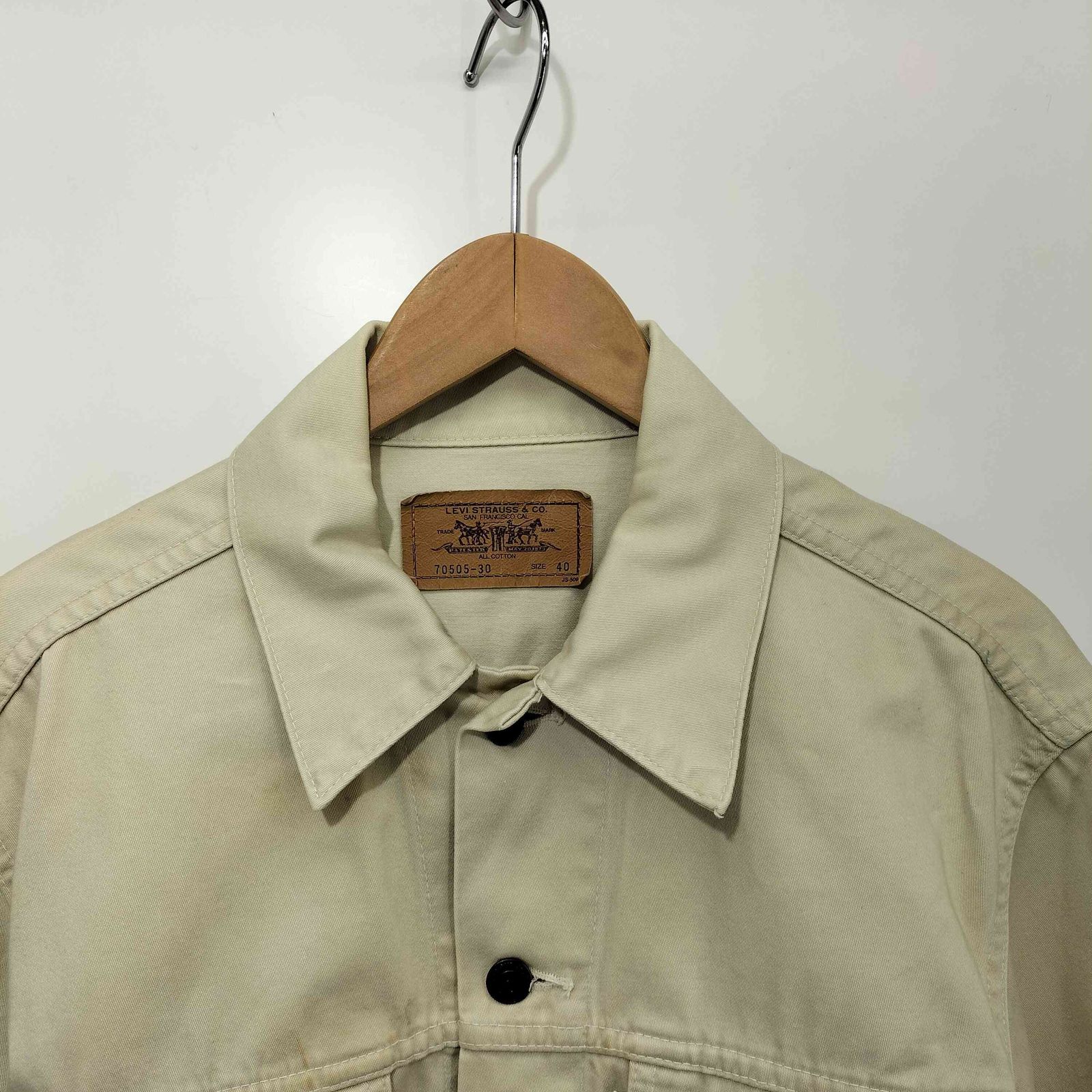 リーバイス Levis 90s 日本製 70505 コットンツイル トラッカー 