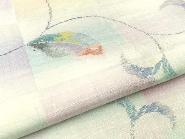 平和屋着物▽小千谷本真綿紬