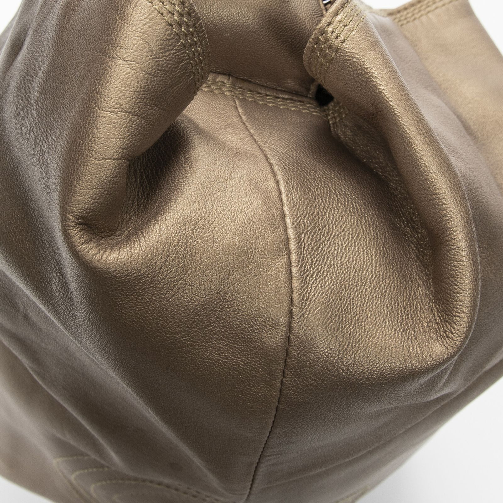  LOEWE ロエベ小 Aire Brisa ホーボー金カーフスキンレザーA その他 バッグ