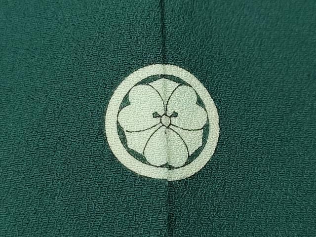  平和屋着物●上質な色無地 鉄色 正絹 ut 色無地 着物