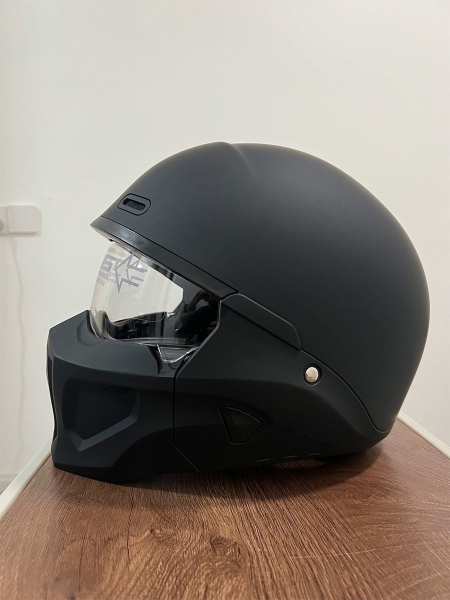 VGVレトロデザイン コンビネーションヘルメット バイク ツーリング用 M