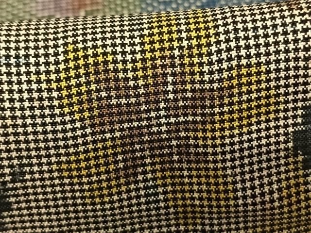  平和屋着物●本場大島紬 一元7マルキ 草花文 正絹 fy 紬 着物