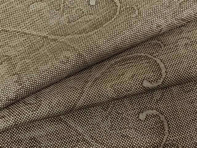 平和屋着物●本場大島紬 カタス9マルキ 唐草文 正絹 ♥ fy