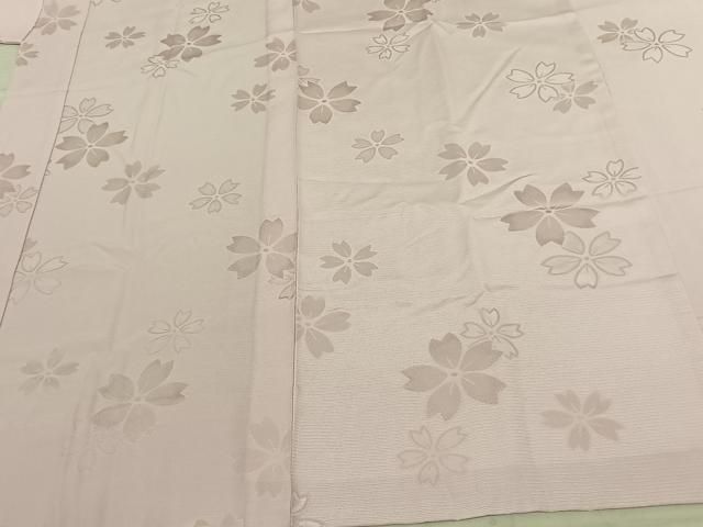 平和屋着物○振袖用長襦袢 無双仕立て 舞花地紋 鴇鼠色 やまと誂製 半