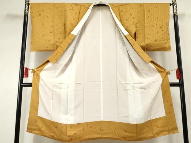  平和屋着物●長襦袢 袷 花鈴文 正絹 ♥ cs 長襦袢 長襦袢 半襦袢