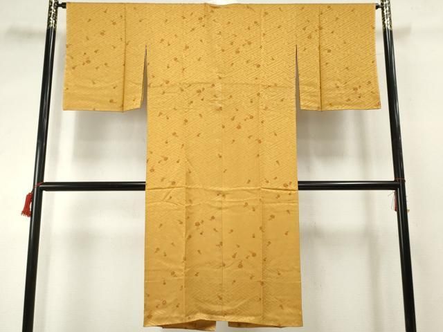 平和屋着物●長襦袢 袷 花鈴文 正絹 ♥ cs