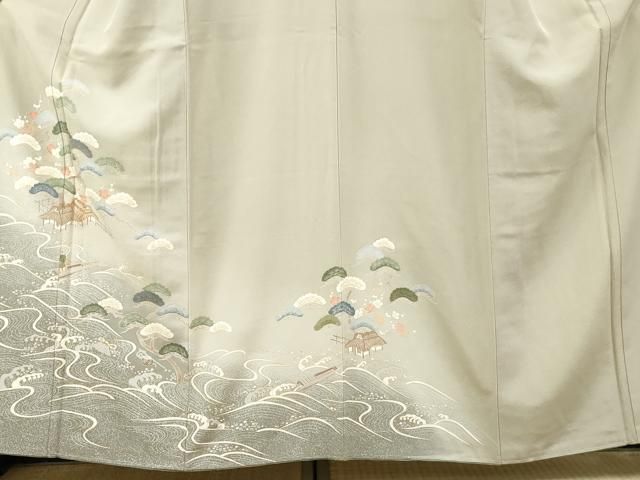 友禅 人物浜松風景文