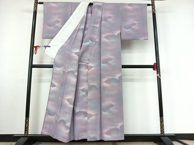 平和屋着物▽上質な小紋 単衣