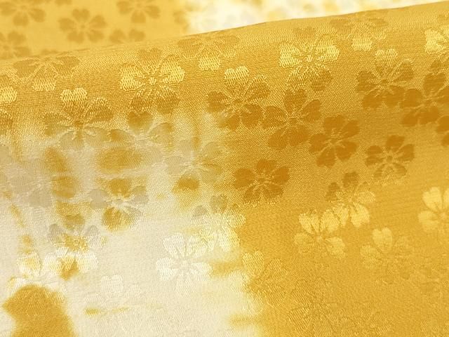 平和屋着物○長襦袢 無双仕立て 絞り 市松花文 やまと誂製 正絹 逸品