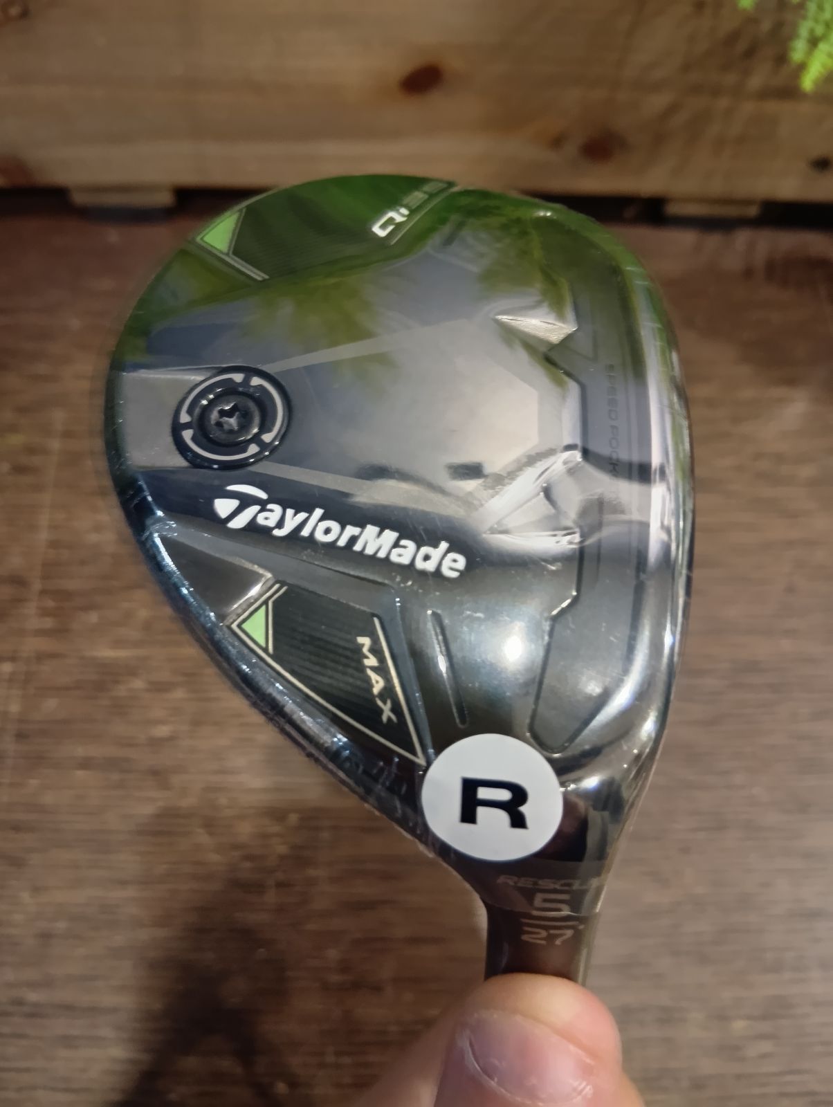 Ut【新品未使用品】テーラーメイド Qi35 MAX RESCUE #5H／R レスキュー