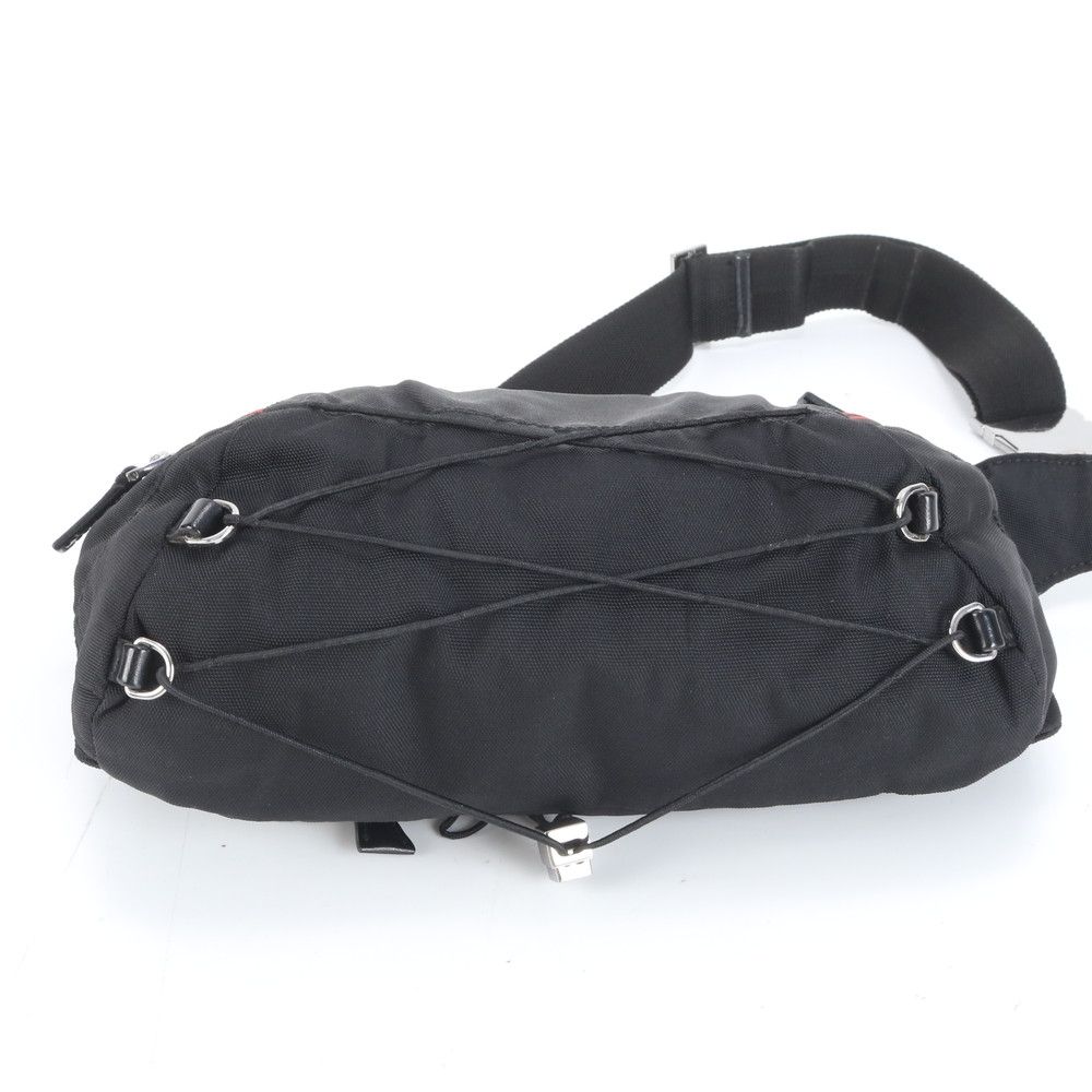 極美品 グッチ シェリー ライン 122350 レザー ナイロン ボディバッグ